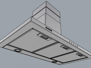 suggar granada slim touch 90cm stainless steel 3D Model