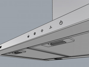 suggar granada slim touch 90cm stainless steel 3D Model