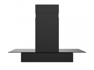 suggar vidrio 90cm black Modello 3D