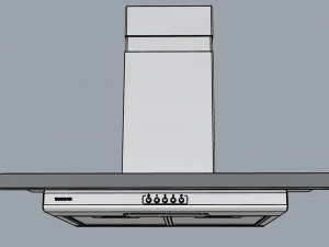 suggar vidrio 90cm black 3D Model