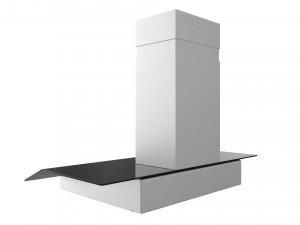 suggar vidrio 90cm stainless steel 3D Model