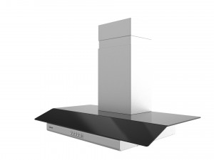 suggar vidrio 90cm stainless steel 3D Model