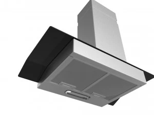 suggar vidrio 90cm stainless steel 3D Model