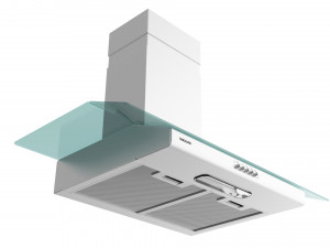 suggar vidrio 90cm white 3D Model