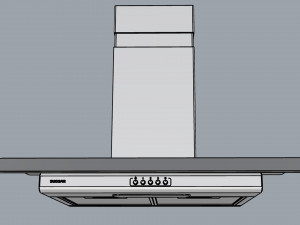 suggar vidrio 90cm white 3D Модель