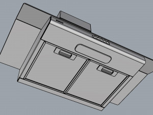 suggar vidrio 90cm white 3D Модель