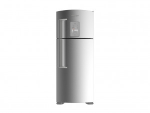 refrigerator brastemp ative stainless steal 3D Model