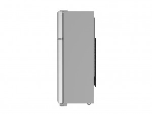 refrigerator brastemp ative stainless steal 3D Model