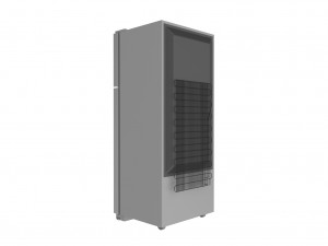 refrigerator brastemp ative stainless steal 3D Model