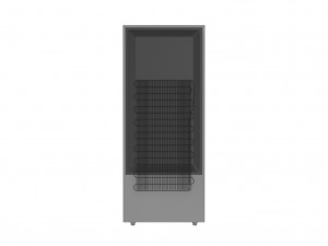 refrigerator brastemp ative stainless steal 3D Model