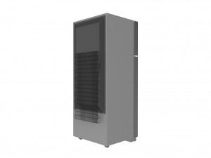 refrigerator brastemp ative stainless steal 3D Model