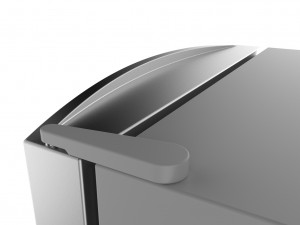 refrigerator brastemp ative stainless steal 3D Model