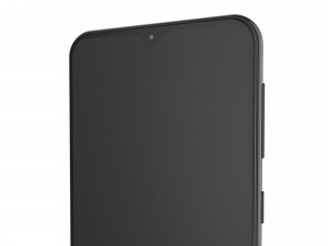 samsung galaxy a10 black 3D Model