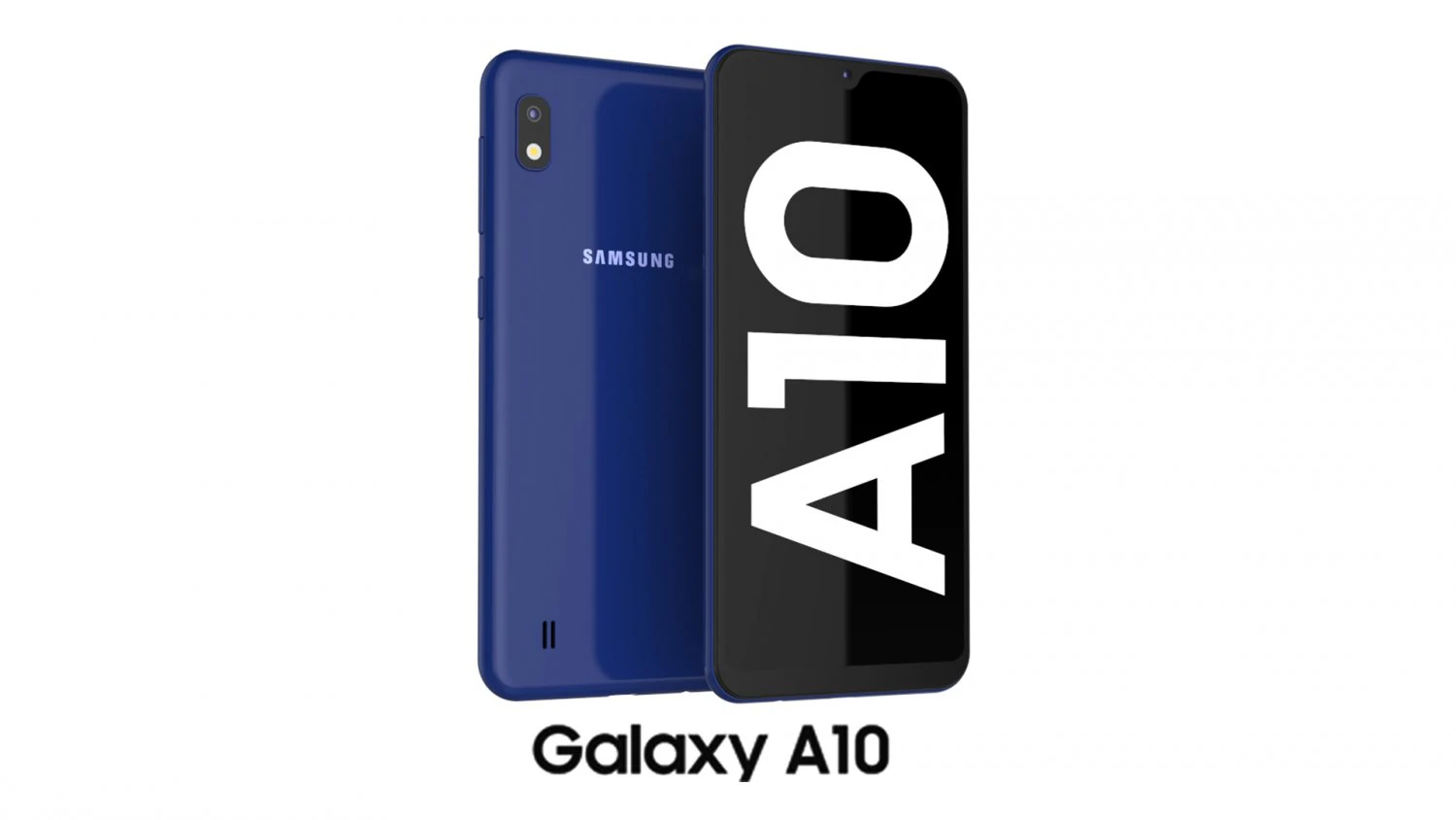 samsung galaxy a10 blue 3D Model .c4d .max .obj .3ds .fbx .stl .blend 