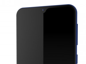 samsung galaxy a10 blue 3Dモデル