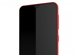 samsung galaxy a10 red Model 3D
