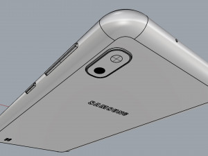 samsung galaxy a10 red Model 3D