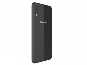 samsung galaxy a20 black Model 3D