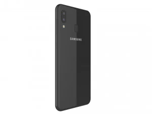 samsung galaxy a20 black 3D Model