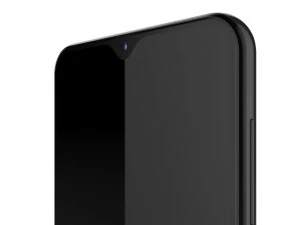 samsung galaxy a20 black 3D Model