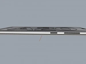 samsung galaxy a20 black 3D Model
