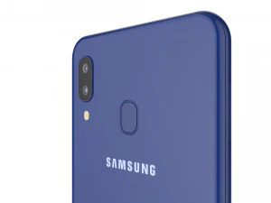 samsung galaxy a20 blue 3D Model