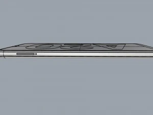 samsung galaxy a20 blue 3D Model