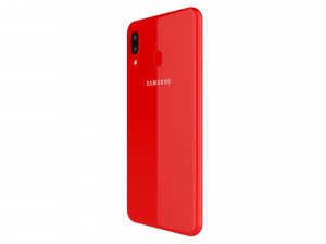 samsung galaxy a20 red 3D Model