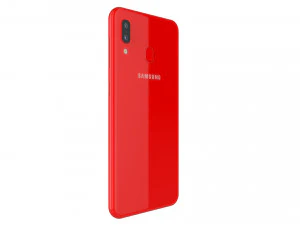 samsung galaxy a20 red 3D Model