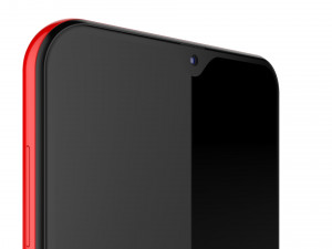samsung galaxy a20 red 3D Model
