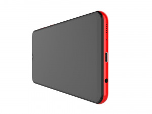samsung galaxy a20 red 3D Model