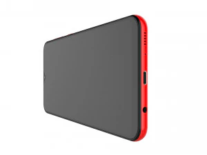 samsung galaxy a20 red 3D Model