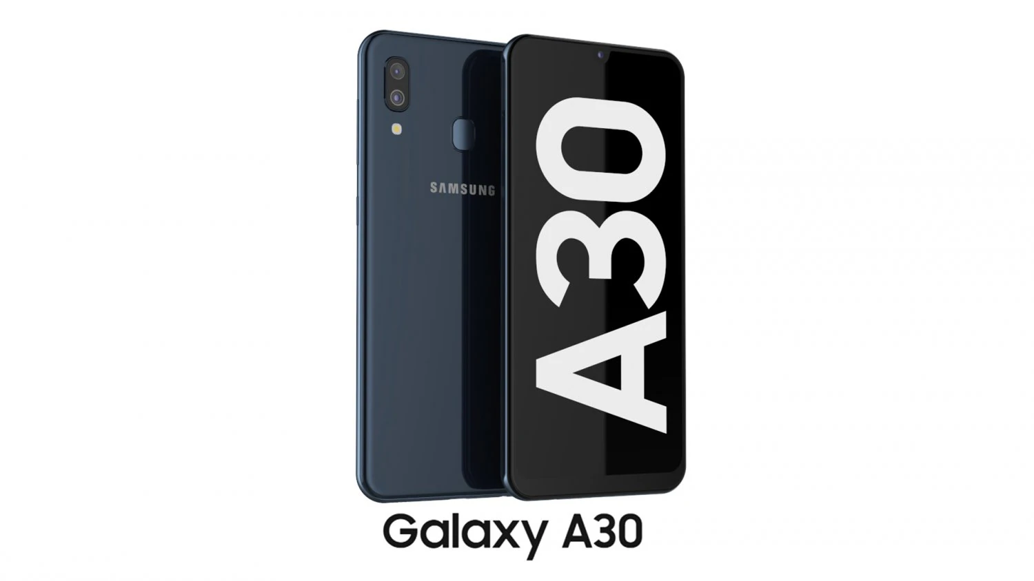 samsung galaxy a30 black 3D Model .c4d .max .obj .3ds .fbx .stl .blend