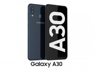 samsung galaxy a30 black Model 3D