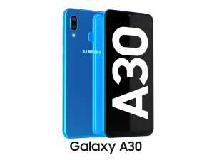 samsung galaxy a30 blue 3D Model