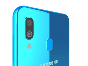 samsung galaxy a30 blue 3D Model
