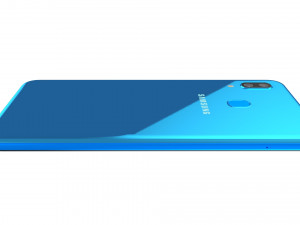 samsung galaxy a30 blue Model 3D