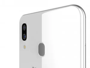 samsung galaxy a30 white 3D Model