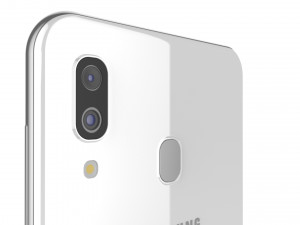 samsung galaxy a30 white Modelo 3D