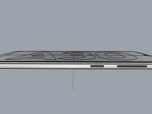 samsung galaxy a30 white 3D Model