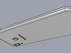 samsung galaxy a30 white 3D Model