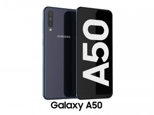 samsung galaxy a50 black 3Dモデル
