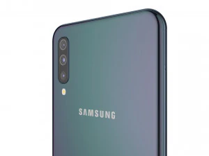 samsung galaxy a50 black 3D Model