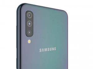 samsung galaxy a50 black 3D Model