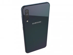samsung galaxy a50 black 3D Model