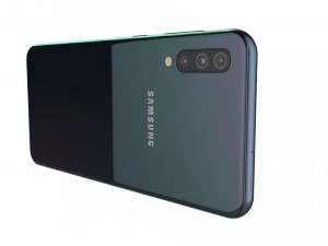 samsung galaxy a50 black 3D Model