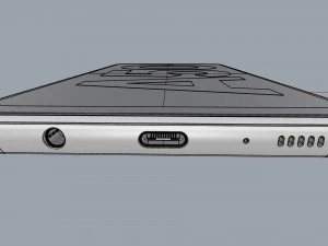 samsung galaxy a50 black 3D Model