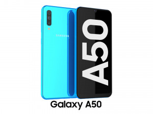 samsung galaxy a50 blue Modello 3D