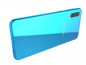 samsung galaxy a50 blue 3D Model