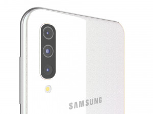 samsung galaxy a50 white 3D Модель